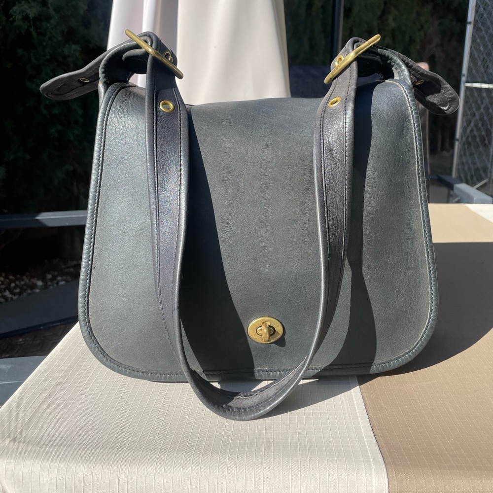 Vintage coach NYC stewardess 80’s navy/blavy